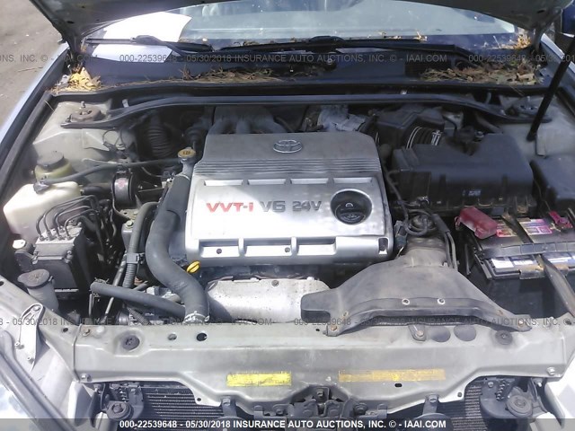 4T1BF30K83U059574 - 2003 TOYOTA CAMRY LE/XLE/SE ნაცრისფერი ფოტო 10