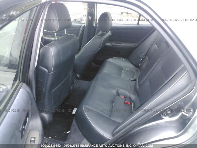 JTHBD192720058194 - 2002 LEXUS IS 300 GRAY photo 8