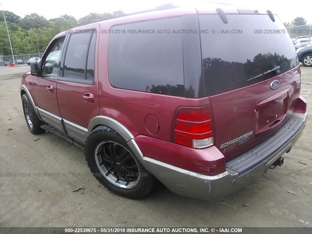 1FMFU18L03LB76614 - 2003 FORD EXPEDITION EDDIE BAUER RED photo 6