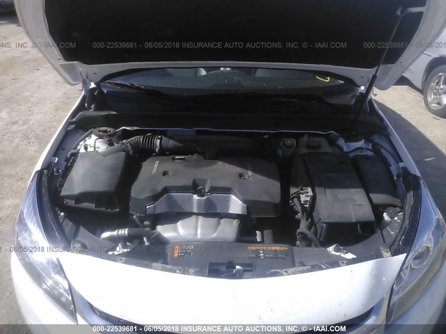 1G11C5SL3EF251933 - 2014 CHEVROLET MALIBU 1LT WHITE photo 10
