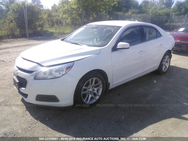 1G11C5SL3EF251933 - 2014 CHEVROLET MALIBU 1LT WHITE photo 2