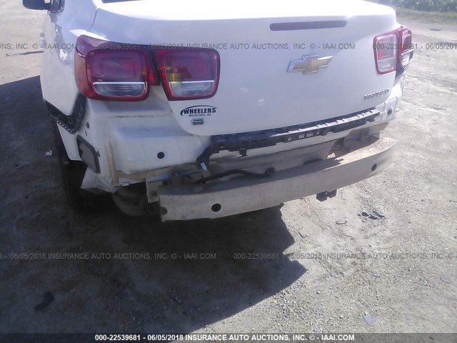 1G11C5SL3EF251933 - 2014 CHEVROLET MALIBU 1LT WHITE photo 6