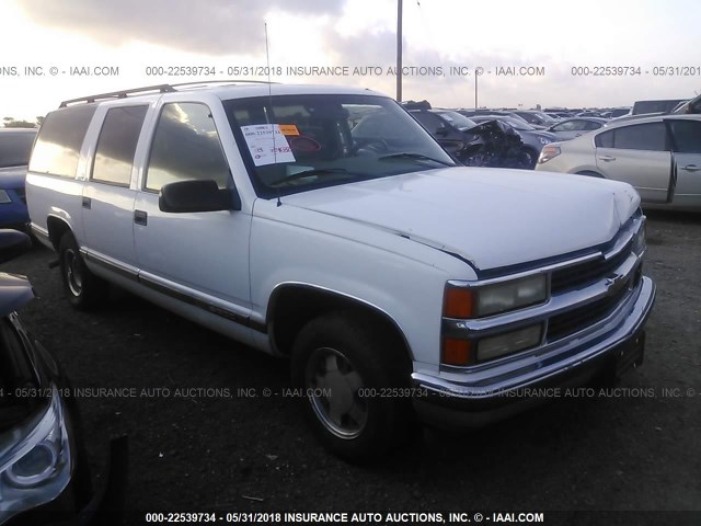 3GNEC16R3XG176028 - 1999 CHEVROLET SUBURBAN C1500 WHITE photo 1