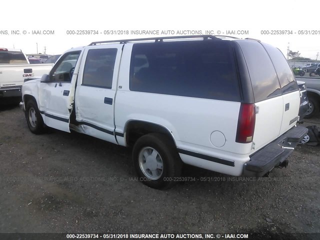 3GNEC16R3XG176028 - 1999 CHEVROLET SUBURBAN C1500 WHITE photo 3