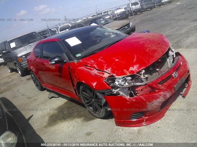 JTKJF5C73D3051546 - 2013 TOYOTA SCION TC 红色 照片 1