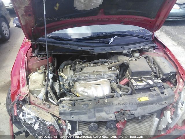 JTKJF5C73D3051546 - 2013 TOYOTA SCION TC 红色 照片 10