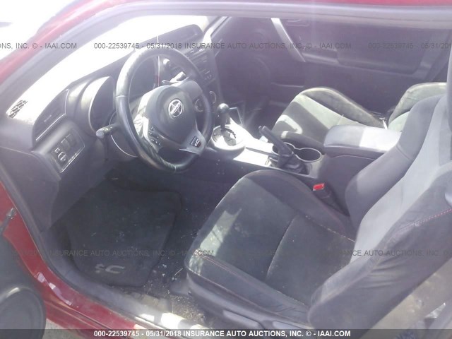 JTKJF5C73D3051546 - 2013 TOYOTA SCION TC RED photo 5