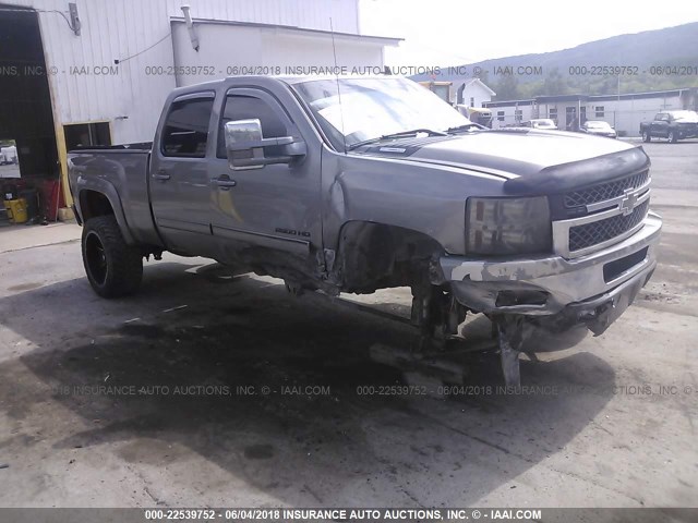 1GC1KYE85DF171261 - 2013 CHEVROLET SILVERADO K2500 HEAVY DUTY LTZ GRAY photo 1