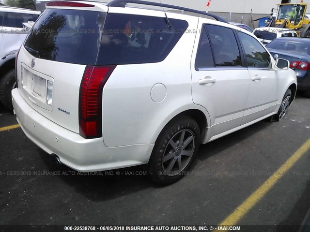 1GYEE63A140148575 - 2004 CADILLAC SRX WHITE photo 4