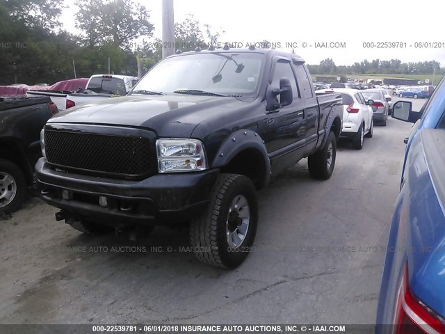 1FTSX31F03EA58982 - 2003 FORD F350 SRW SUPER DUTY BLACK photo 2