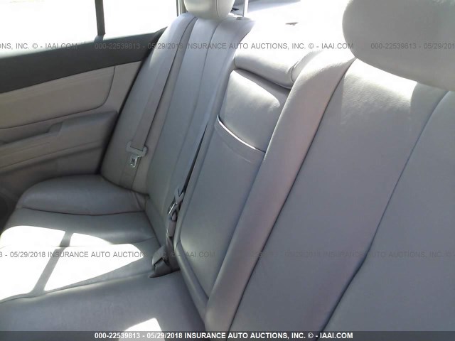 5NPEU46F96H129296 - 2006 HYUNDAI SONATA GLS/LX BLUE photo 8