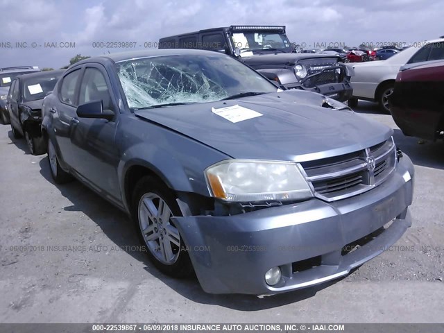 1B3LC56D89N506950 - 2009 DODGE AVENGER SXT/R/T SILVER photo 1