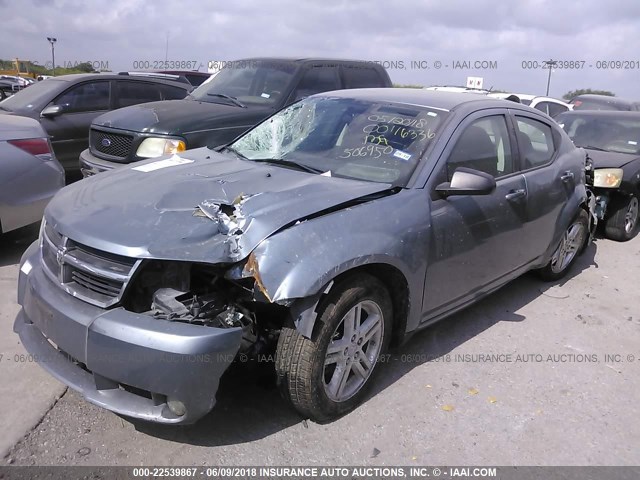 1B3LC56D89N506950 - 2009 DODGE AVENGER SXT/R/T SILVER photo 2