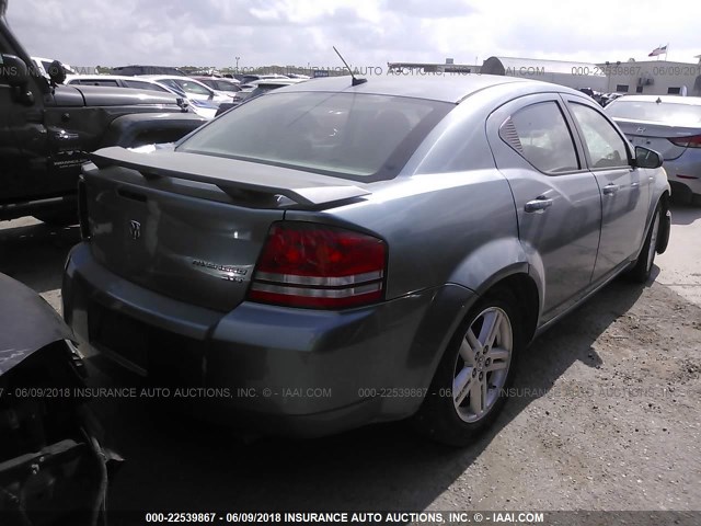 1B3LC56D89N506950 - 2009 DODGE AVENGER SXT/R/T SILVER photo 4