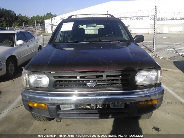 JN8AR05S3WW266126 - 1998 NISSAN PATHFINDER XE/LE BURGUNDY photo 6