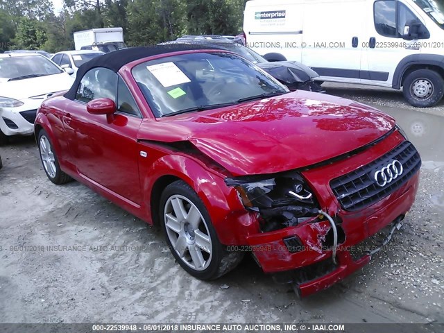 TRUTC28N441013369 - 2004 AUDI TT RED photo 1