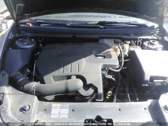 1G1ZA5EU5BF252378 - 2011 CHEVROLET MALIBU LS 棕色 照片 10