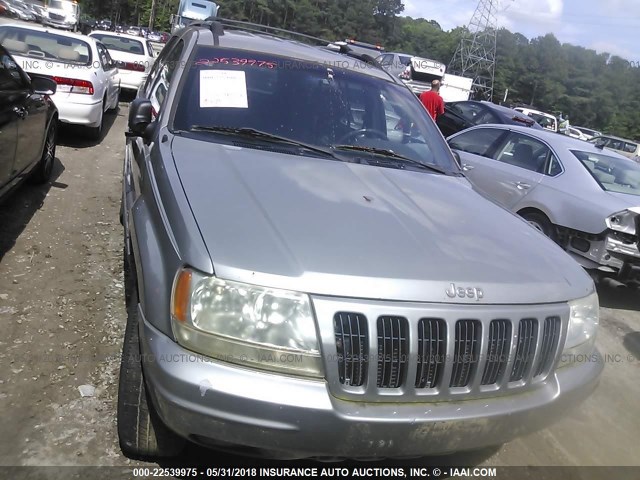 1J4GW58N0YC294949 - 2000 JEEP GRAND CHEROKEE LIMITED GRAY photo 6