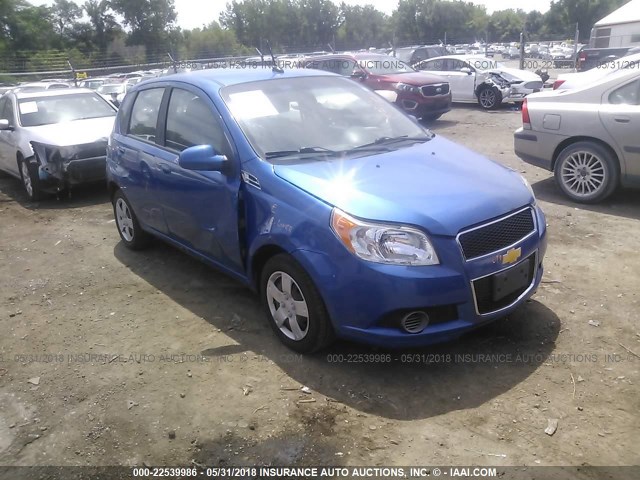 KL1TD6DEXAB134859 - 2010 CHEVROLET AVEO LS/LT BLUE photo 1