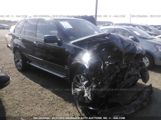 5UXFB53555LV18876 - 2005 BMW X5 4.4I BLACK photo 1