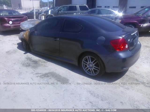 JTKDE177260132352 - 2006 TOYOTA SCION TC 灰色 照片 3