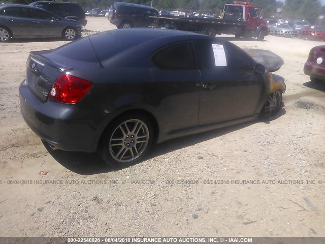 JTKDE177260132352 - 2006 TOYOTA SCION TC 灰色 照片 4