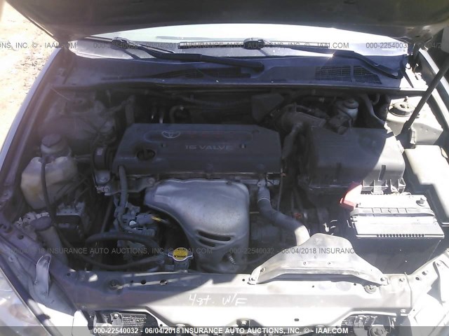 JTDBE30K853033427 - 2005 TOYOTA CAMRY LE/XLE/SE Boz foto 10