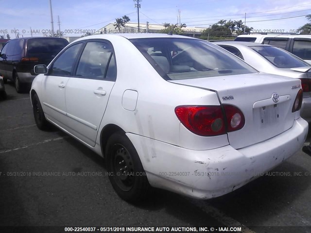 1NXBR32EX6Z630159 - 2006 TOYOTA COROLLA CE/LE/S WHITE photo 3