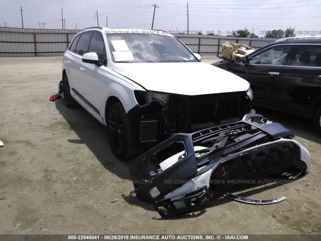 WA1VAAF79JD009832 - 2018 AUDI Q7 PRESTIGE WHITE photo 1
