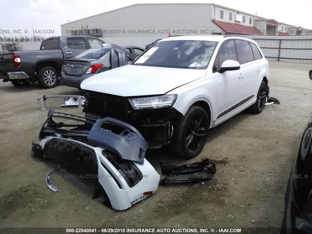 WA1VAAF79JD009832 - 2018 AUDI Q7 PRESTIGE WHITE photo 2