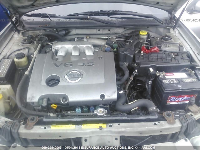 JN1DA31A72T319374 - 2002 NISSAN MAXIMA GLE/SE GRAY photo 10