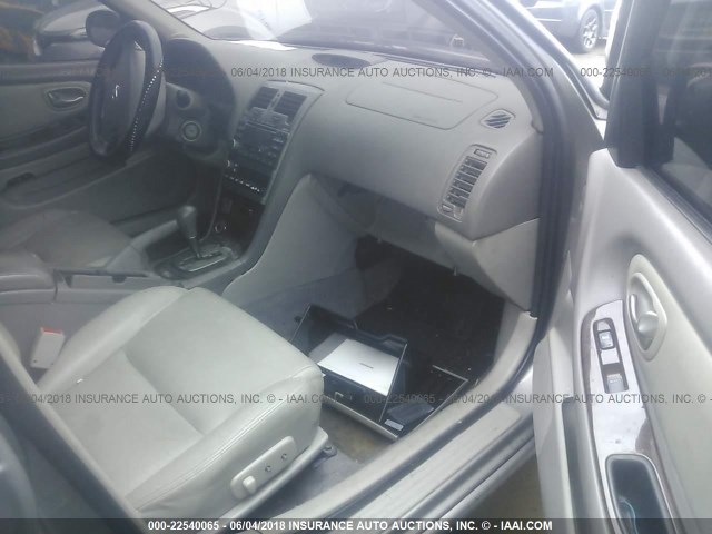 JN1DA31A72T319374 - 2002 NISSAN MAXIMA GLE/SE GRAY photo 5