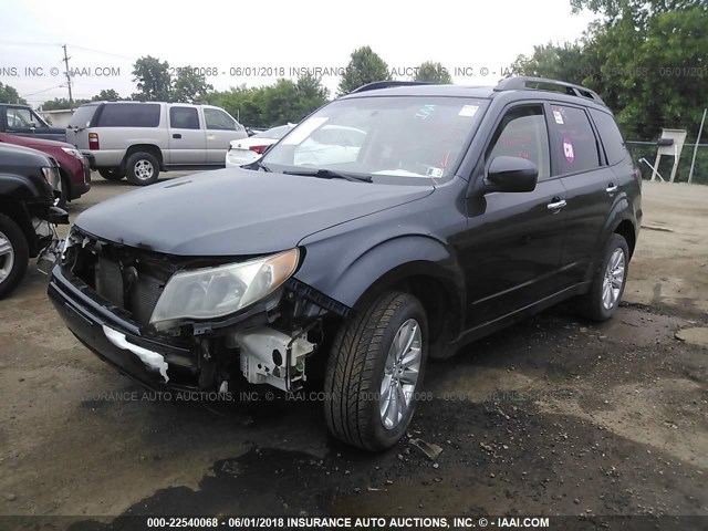 JF2SHADC1BG769579 - 2011 SUBARU FORESTER 2.5X PREMIUM GRAY photo 2