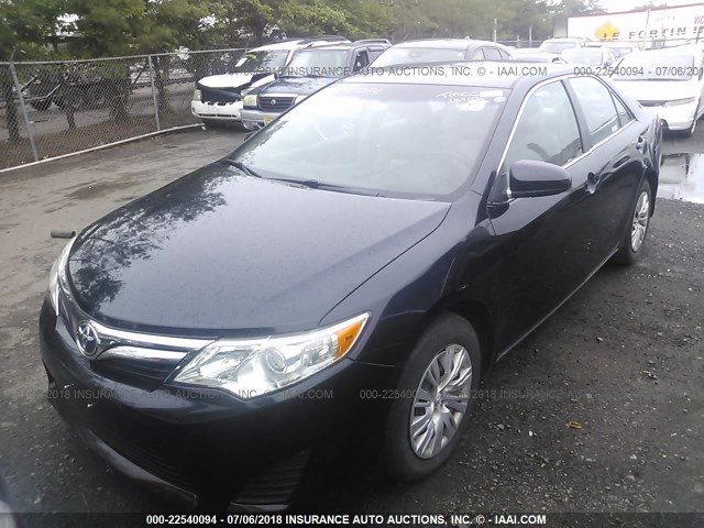 4T4BF1FK7DR289156 - 2013 TOYOTA CAMRY L/SE/LE/XLE 蓝色 照片 2