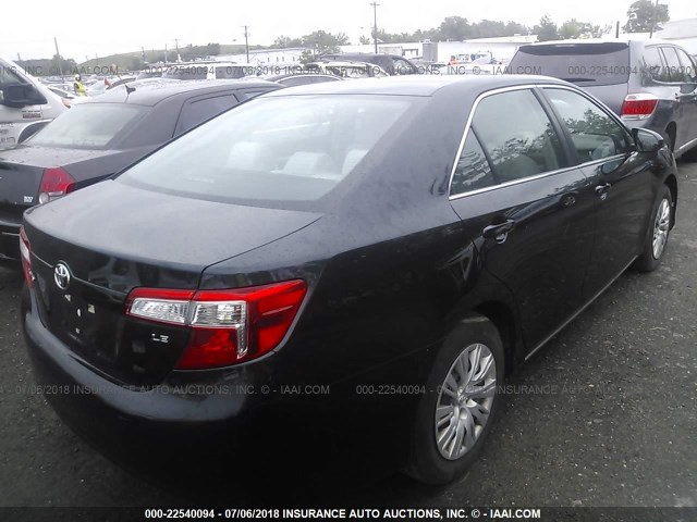 4T4BF1FK7DR289156 - 2013 TOYOTA CAMRY L/SE/LE/XLE 蓝色 照片 4