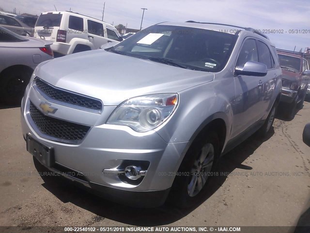 2GNFLGEK9D6270790 - 2013 CHEVROLET EQUINOX LTZ SILVER photo 2