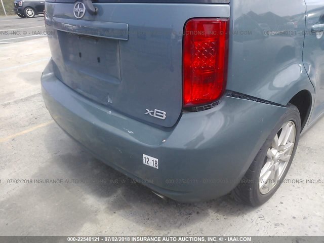 JTLKE50E881003838 - 2008 TOYOTA SCION XB Dəniz mavisi foto 6