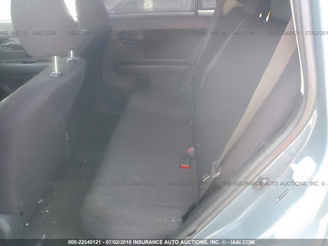 JTLKE50E881003838 - 2008 TOYOTA SCION XB Dəniz mavisi foto 8