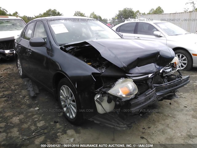 JF1GE61668H527131 - 2008 SUBARU IMPREZA 2.5I BLACK photo 1