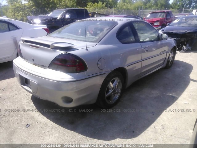 1G2NW12E9YM761458 - 2000 PONTIAC GRAND AM GT GRAY photo 4