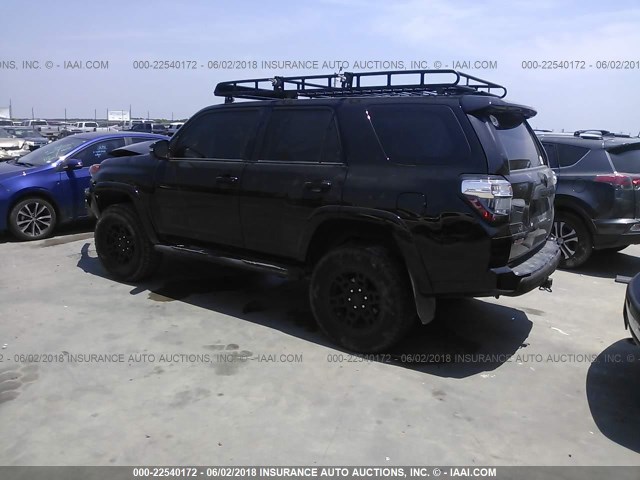 JTEBU5JR7F5226115 - 2015 TOYOTA 4RUNNER SR5/LIMITED/TRAIL/TRD PRO BLACK photo 3