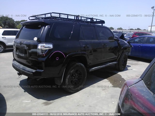 JTEBU5JR7F5226115 - 2015 TOYOTA 4RUNNER SR5/LIMITED/TRAIL/TRD PRO BLACK photo 4