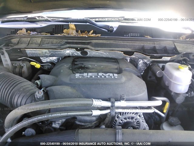 3C6UR5DJ9HG624319 - 2017 RAM 2500 SLT Чорний фото 10