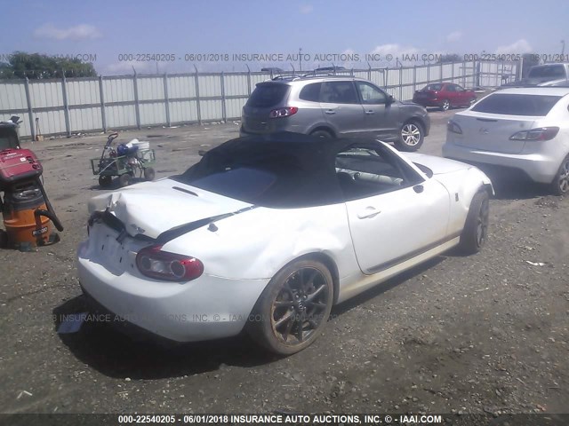 JM1NC2LF5F0242333 - 2015 MAZDA MX-5 MIATA CLUB WHITE photo 4