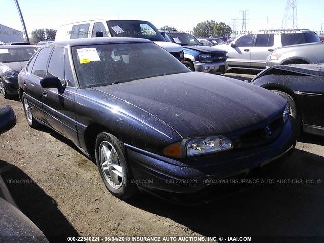 1G2HX52K2XH221917 - 1999 PONTIAC BONNEVILLE SE BLUE photo 1