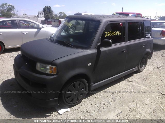 JTLKT334X64074581 - 2006 TOYOTA SCION XB შავი ფოტო 2