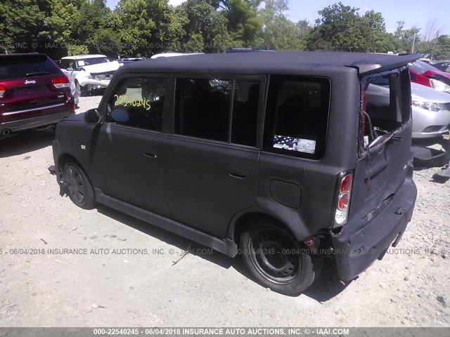 JTLKT334X64074581 - 2006 TOYOTA SCION XB შავი ფოტო 3