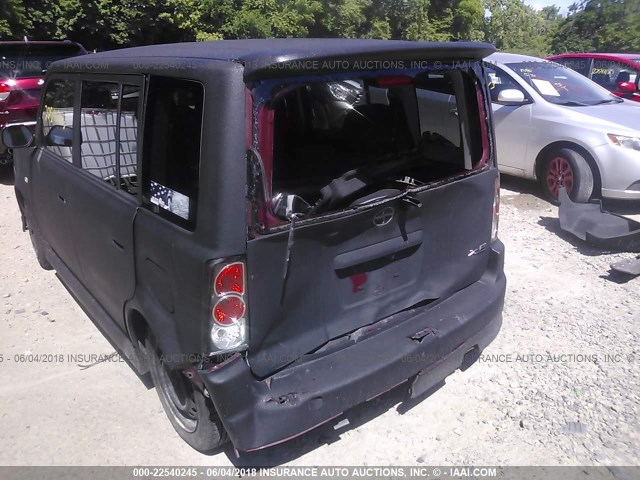 JTLKT334X64074581 - 2006 TOYOTA SCION XB შავი ფოტო 6