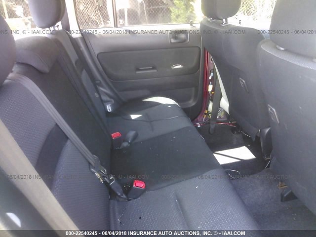 JTLKT334X64074581 - 2006 TOYOTA SCION XB შავი ფოტო 8