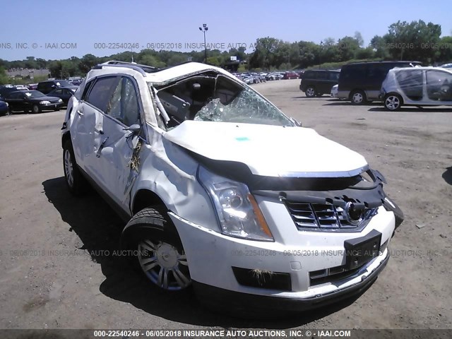 3GYFNBE3XES536698 - 2014 CADILLAC SRX LUXURY COLLECTION WHITE photo 1